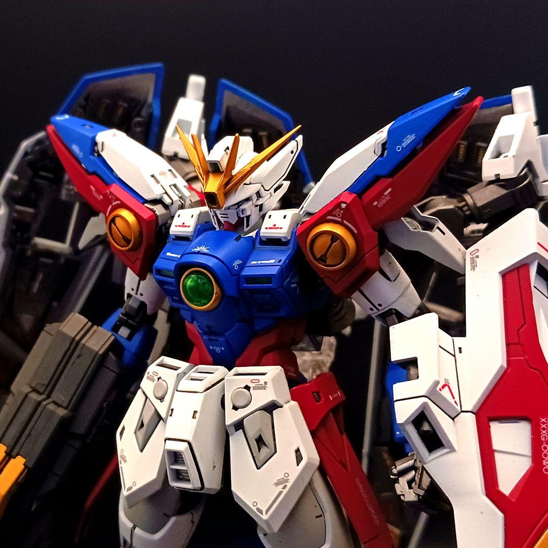 RG　ウイングガンダムゼロ　改修 塗装 完成品