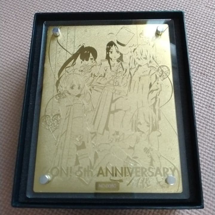 けいおん！　K-ON!　5周年記念　メモリアルプレート