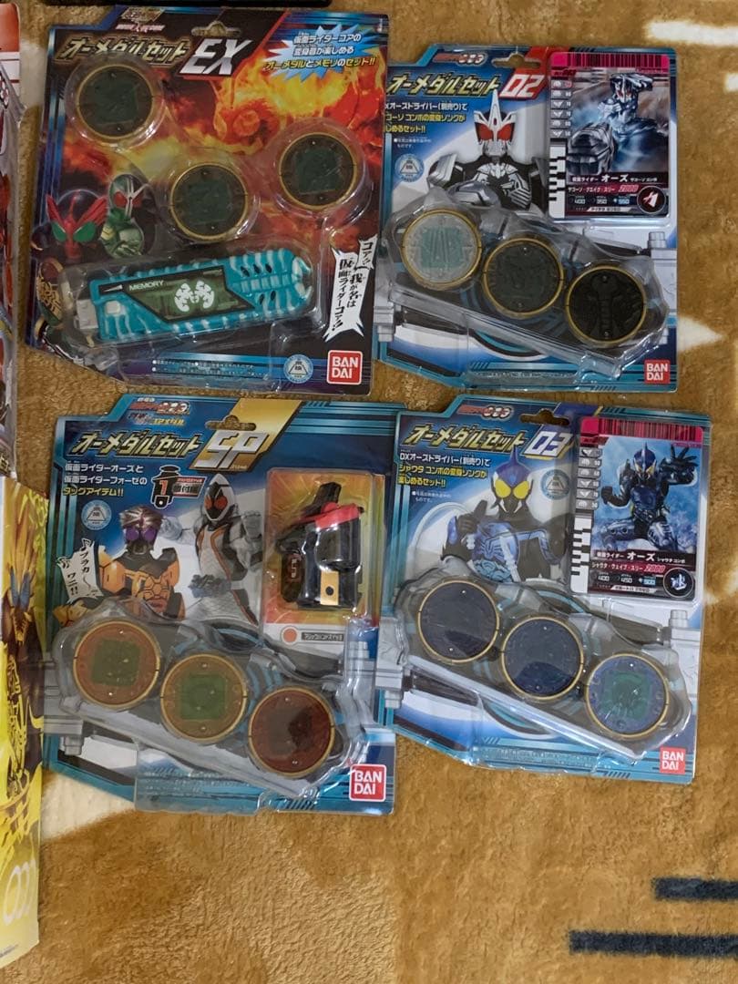 【美品】DXオーズドライバー&タジャスピナー&コアメダル　まとめセット