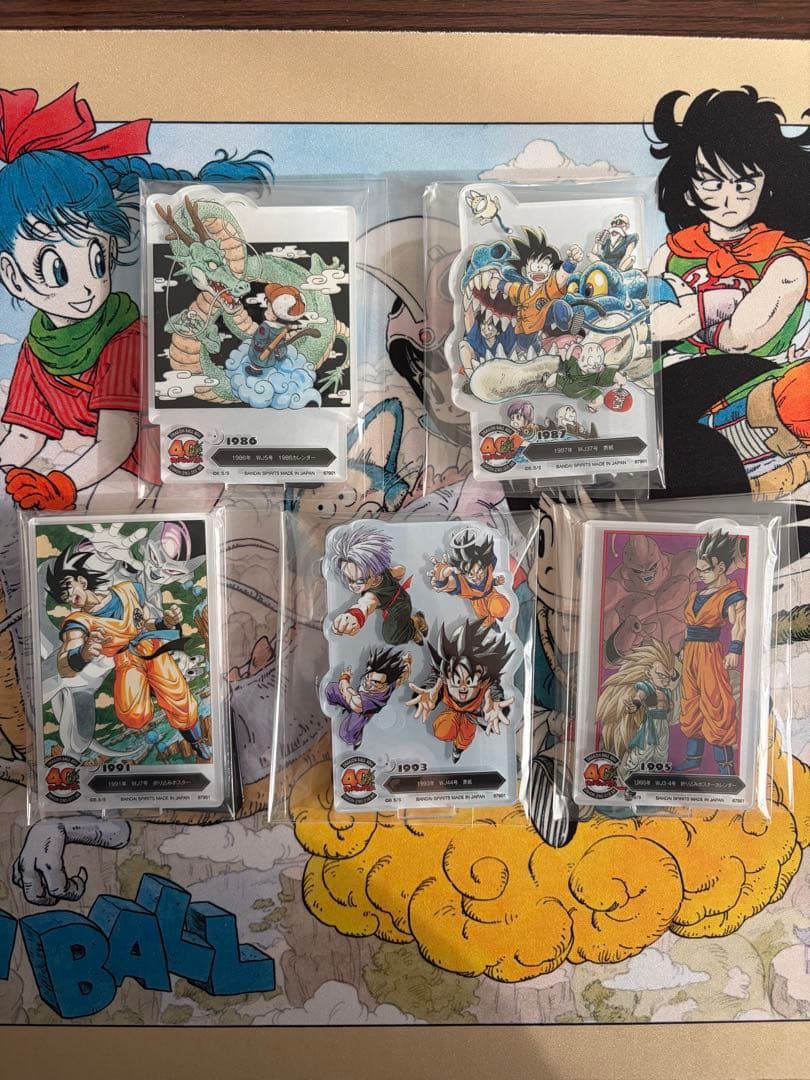1番くじ　ドラゴンボール40th 〜其之ニ〜 A,B,C,D,ラストワン＋F賞