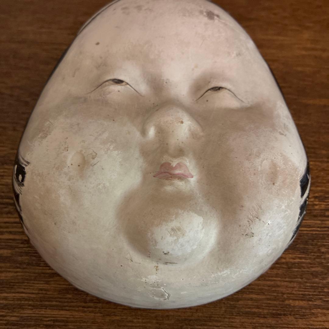 希少 骨董 お多福 春画 枕絵 裏隠し 色彩 陶器 陶磁器 古美術 壁掛け 時代