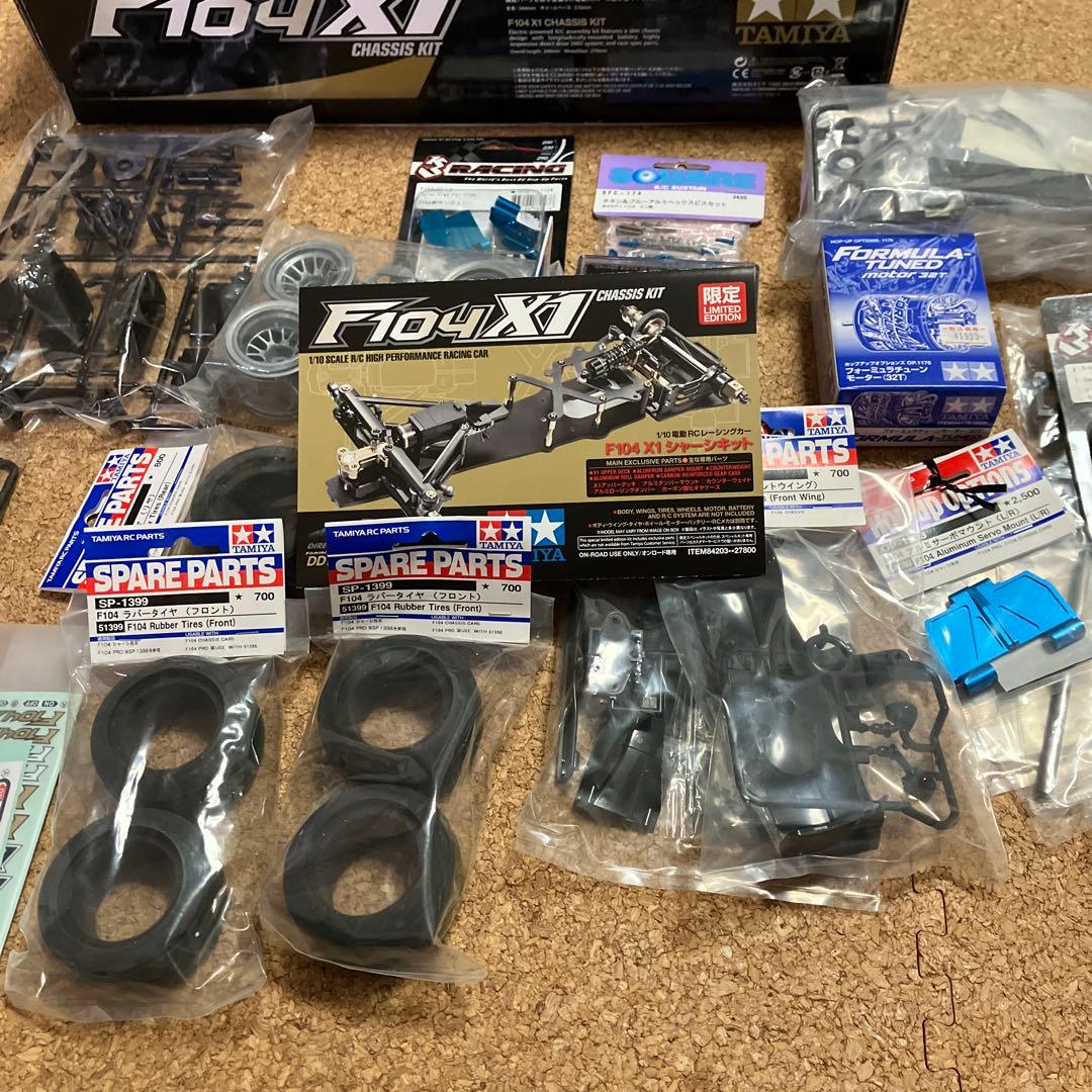タミヤ Tamiya F104X1シャーシセット➕オプションセット
