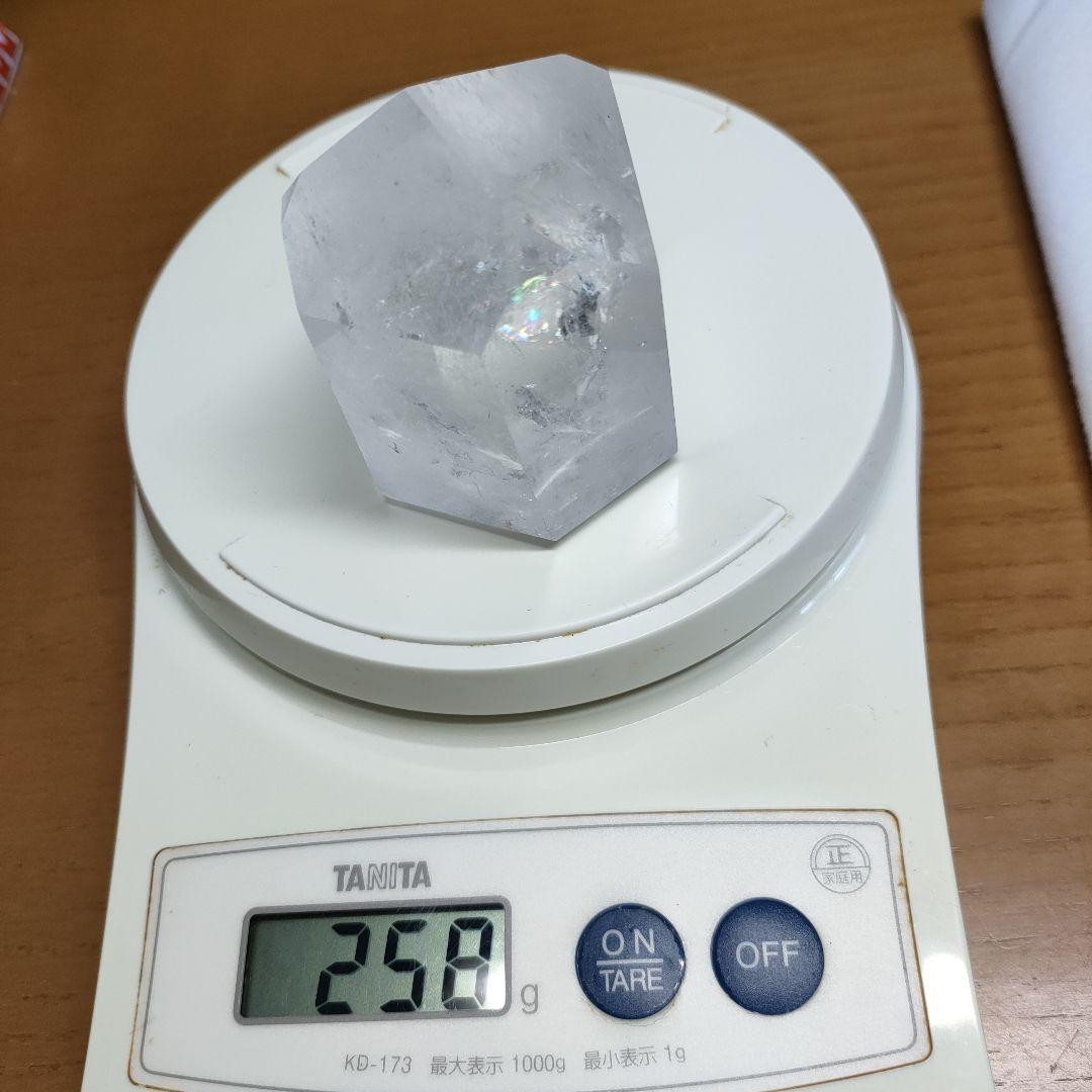 水晶原石ポイント　258g
