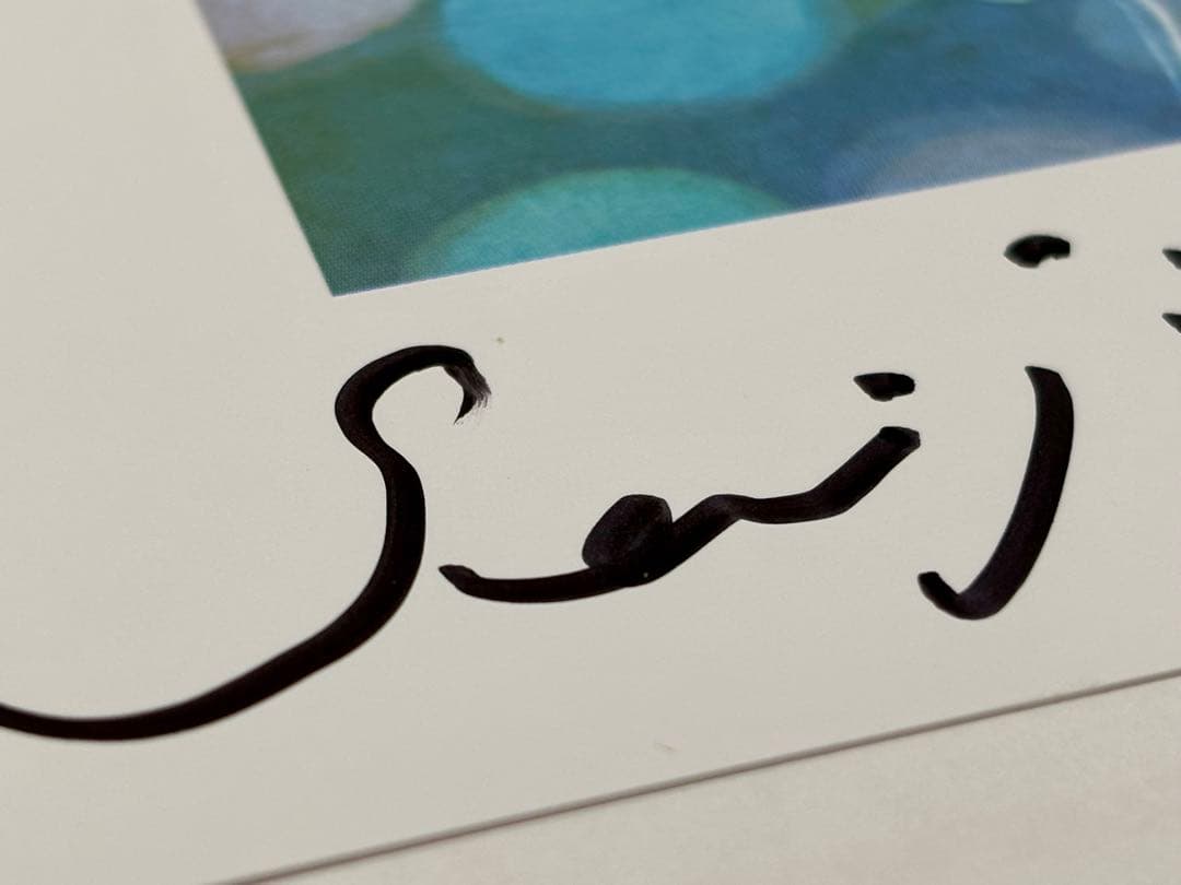 #藤城清治 「夕陽の中の愛の奇跡」レフグラフ作品　本人サイン・イラスト入り