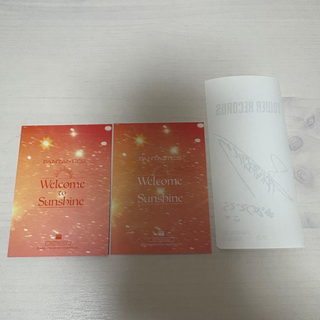 FANTASTICS 八木勇征 Welcome to Sunshineトレカ