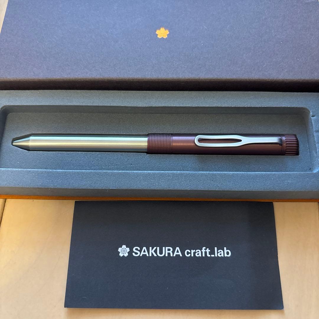 サクラクラフトラボ004 ガーネットレッド試し書きのみ