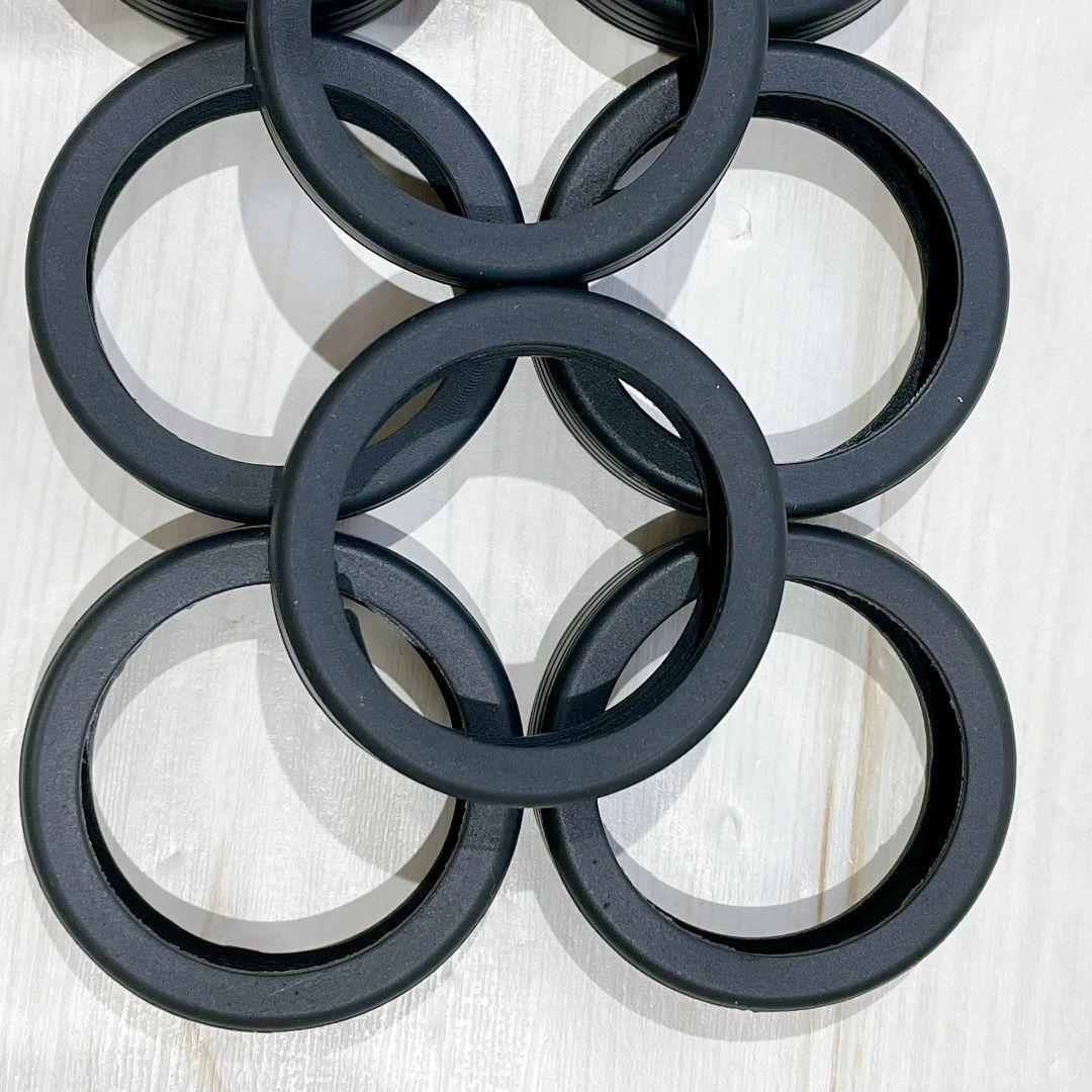 スーツケース　ホイール　カバー　シリコン製 ブラック 8個