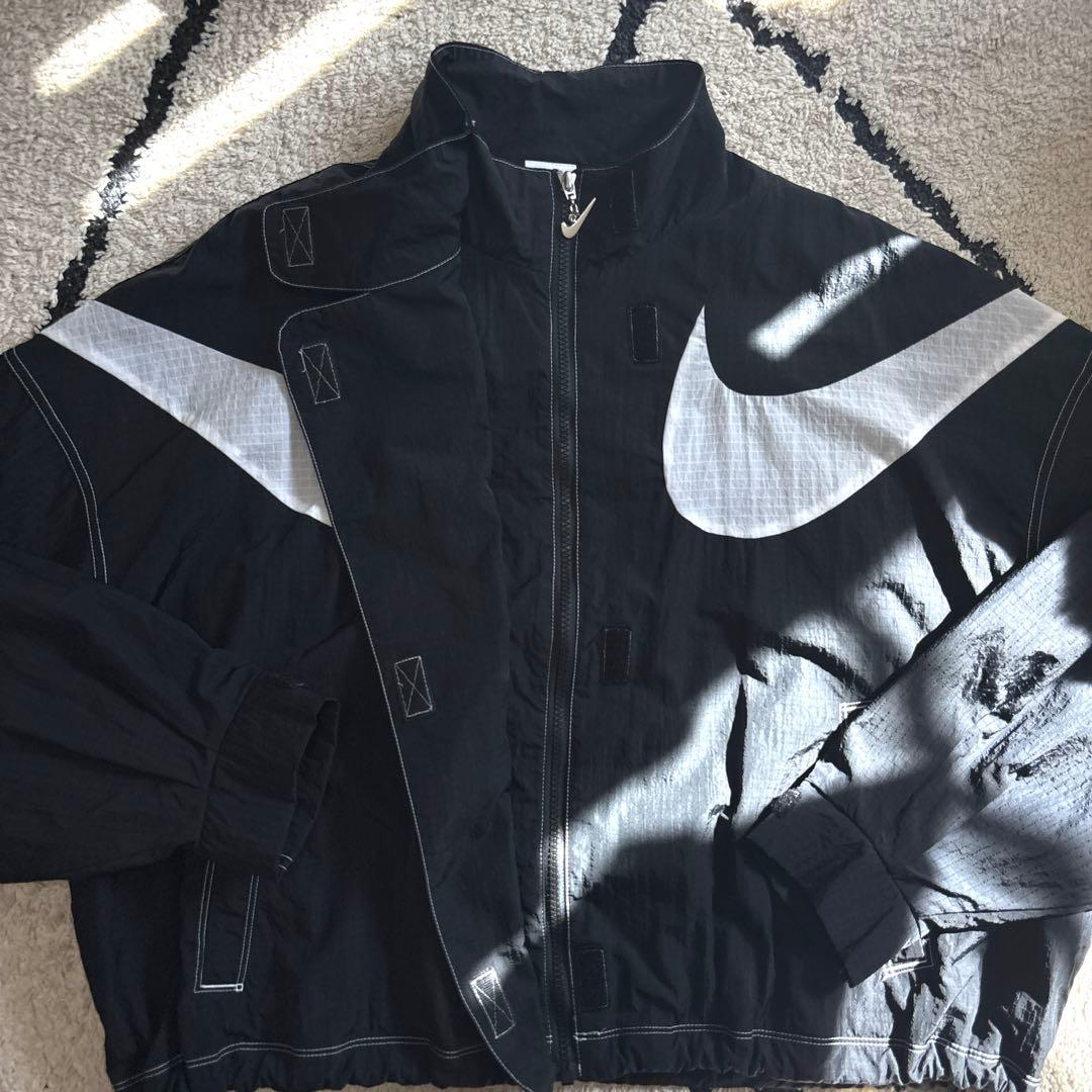 【美品】NIKE ナイキ ビッグスウッシュナイロンジャケット XL