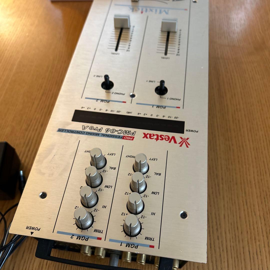 Vestax PMC-06 Pro A DJミキサー 純正アダプター付き