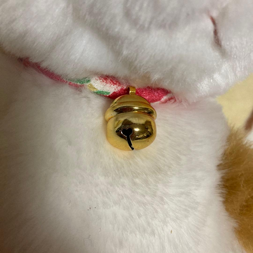 cuddly カドリー　小春　鈴ハートの穴　三毛猫　ぬいぐるみ　中古品