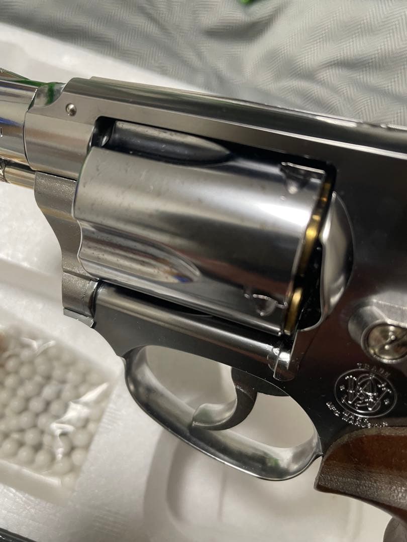 マルシンS&W M649 ガスリボルバー木製グリップ