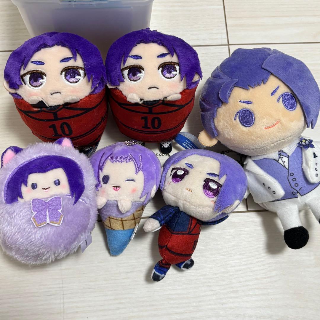 ブルーロック 御影玲王 ちびぐるみ くるみたぴぬい ぽてコロマスコット ぬい