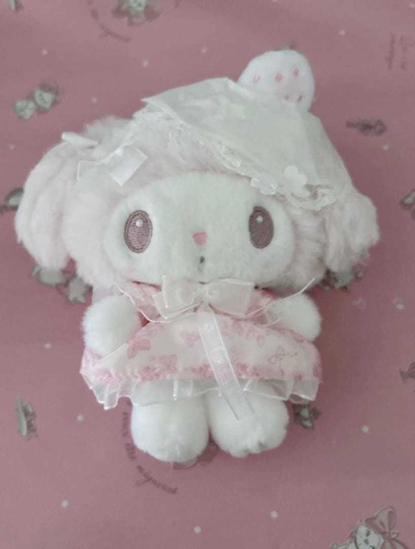 サンリオ マイメロ 白苺 マスコット キーホルダー