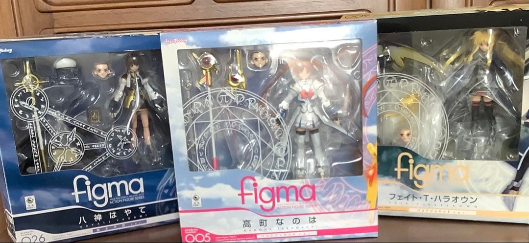 figma 高町なのは•八神はやて ••フェイト•T・ハラオウン ３点セット