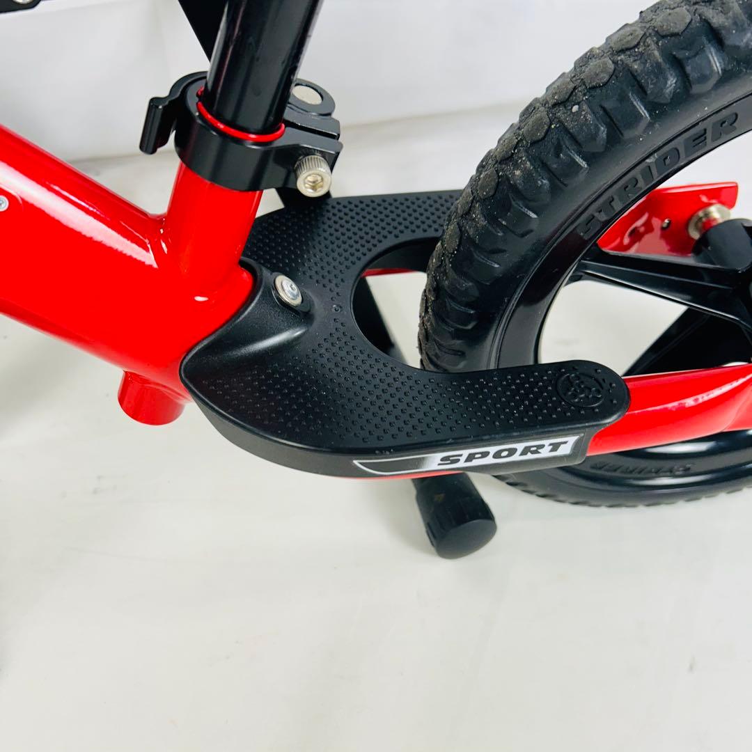 【美品】ストライダー STRIDER スポーツ ステップ付きレッド12型 ②