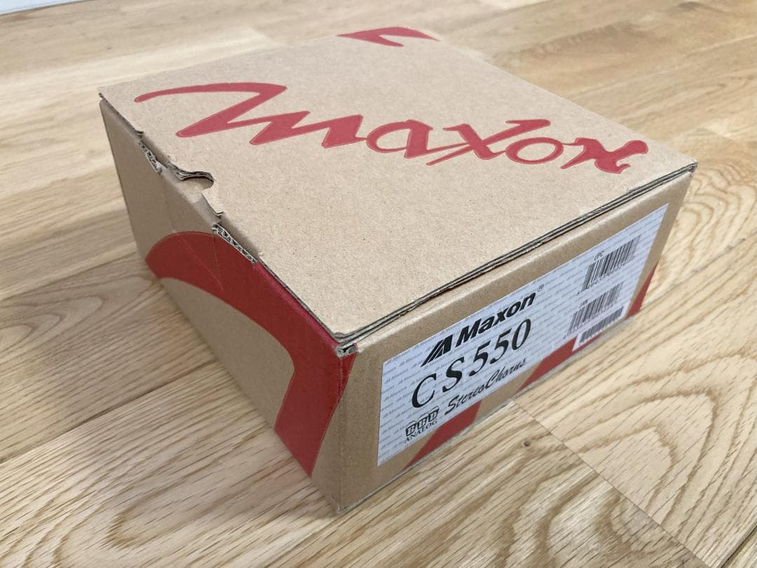 MAXON CS-550 ステレオコーラス(箱、取扱説明書、ACアダプターあり)