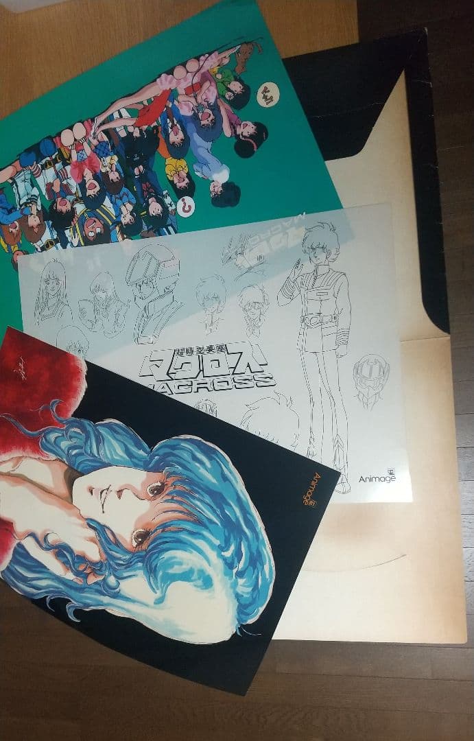 ‼️美品‼️マクロス ポスター 美樹本晴彦超合金魂やまとハイメタル原画セル画