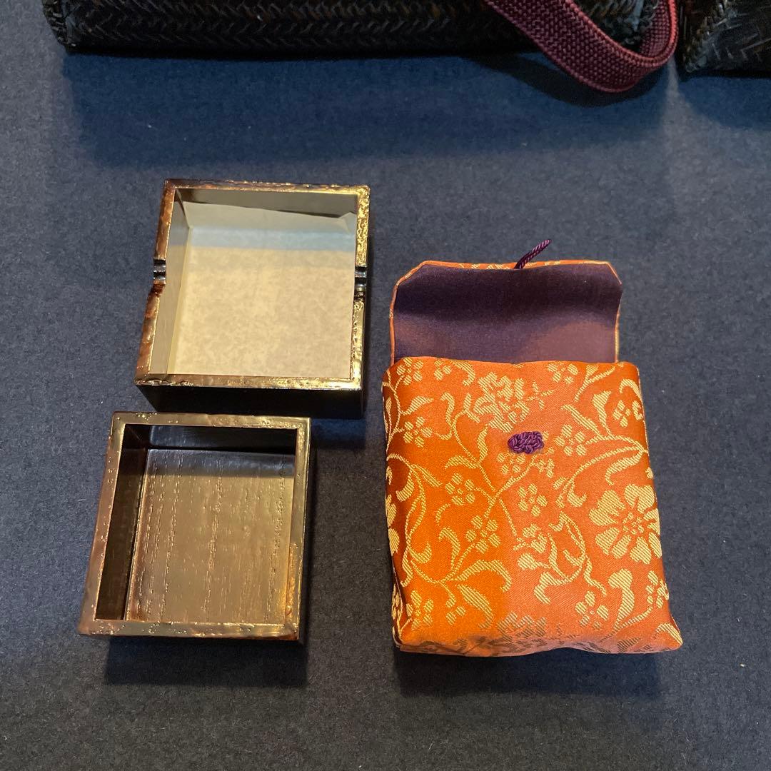 【和田菁竺】(作)の『御所籠』一式　茶道具　共箱　※美品です。