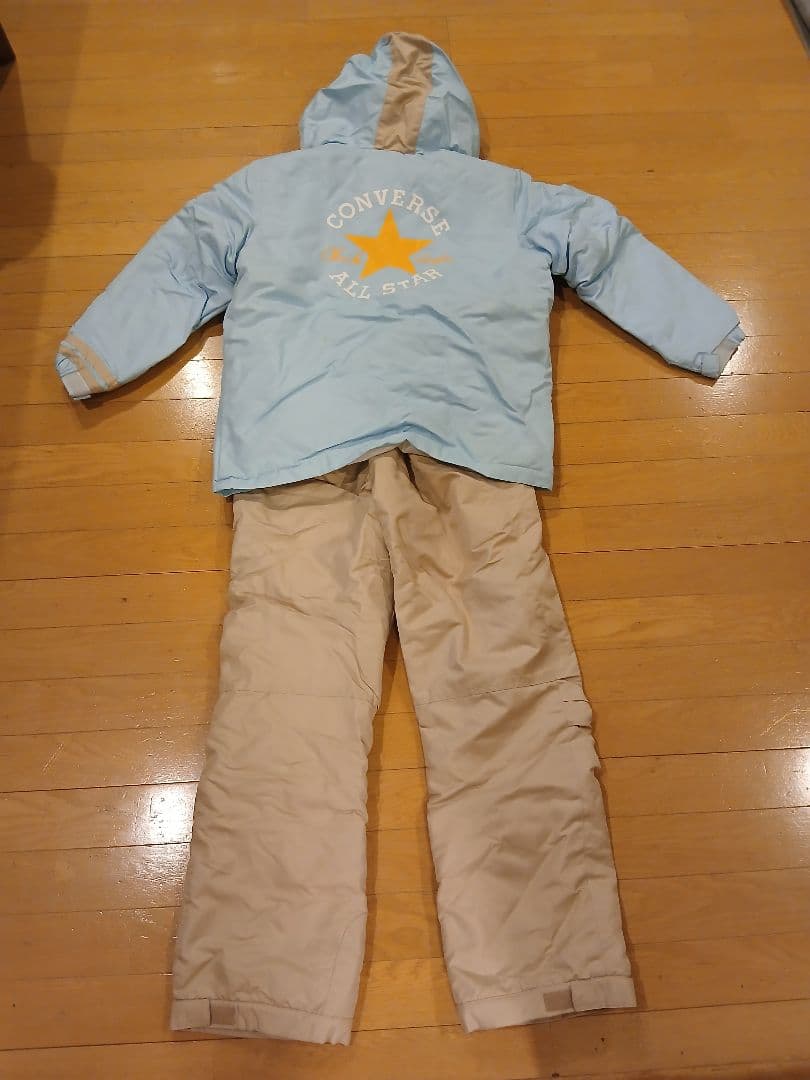 スキーウェア2着160cm 、ゴーグル&耳あて付き