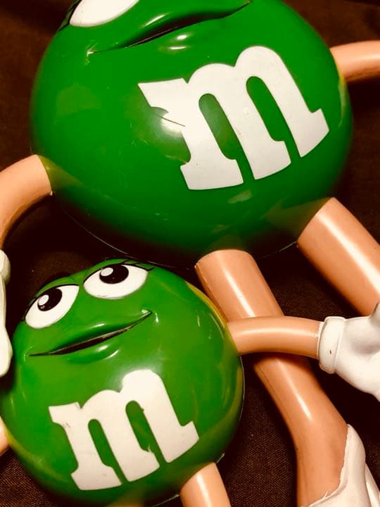 半額SALE❣️希少ヴィンテージm&m's グリーンちゃん2点　フィギュア