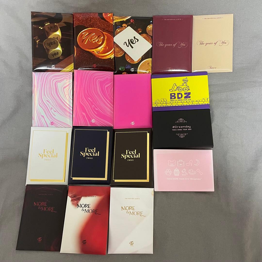 TWICE アルバム CD まとめ売り セット トレカ ポスター 特典付き