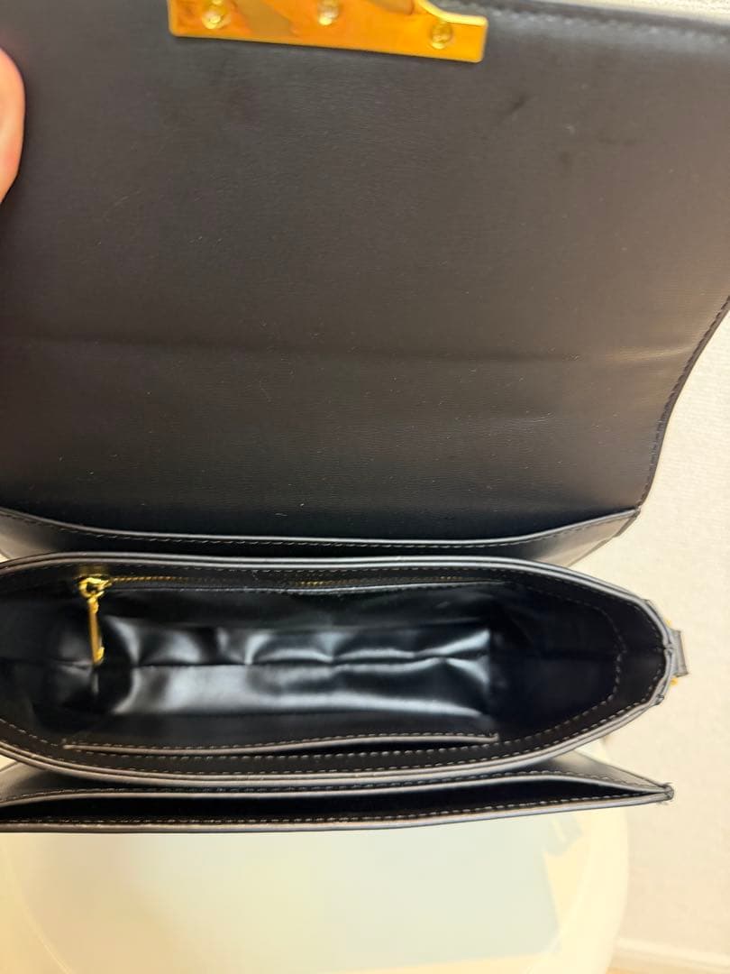 ブラックショルダーバッグ CELINE ノベルティ