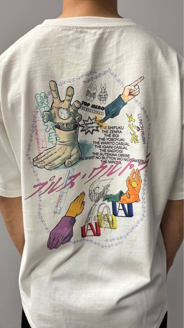 定期購読限定応募者全員サービスヒロアカ スペシャルデザインTシャツ 全4種 L寸