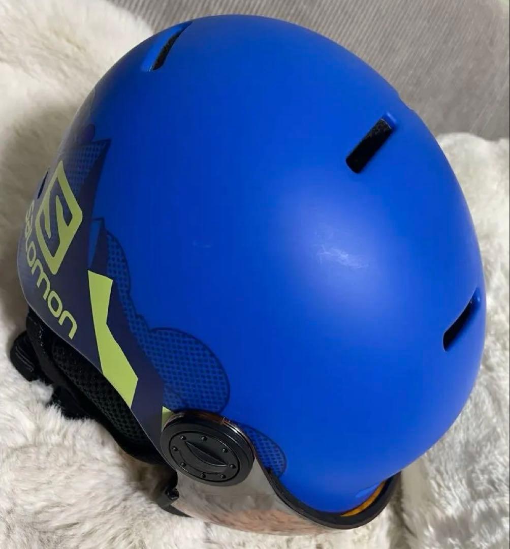 サロモンGROM VISOR Pop Blue Mat KM(53-56cm)