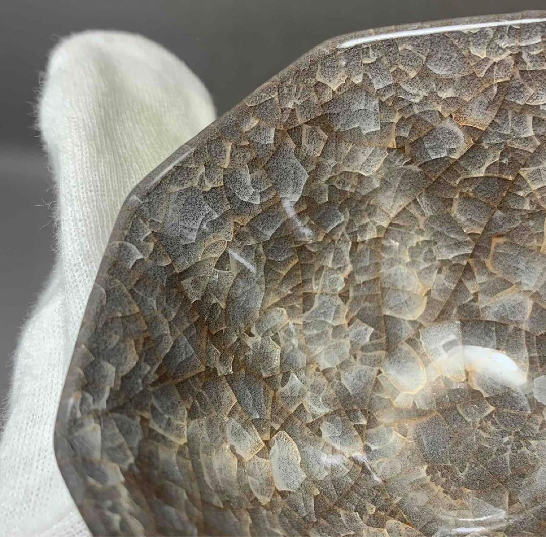 中国 八角小鉢（洗筆）　u6230231