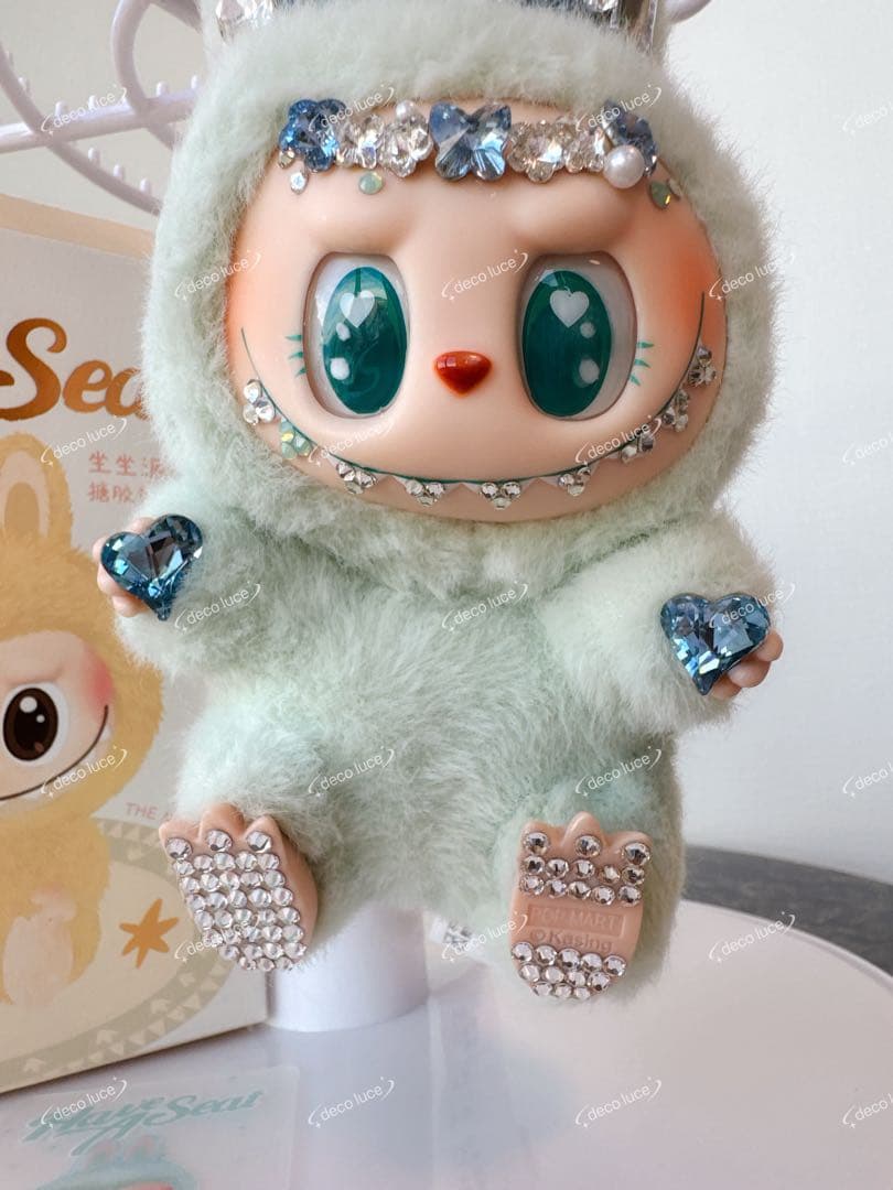 スワロフスキー　デコレーション ラブブ マカロン　ソイミルク　シート　クク