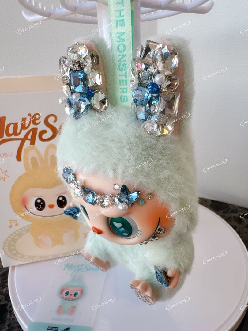 スワロフスキー　デコレーション ラブブ マカロン　ソイミルク　シート　クク