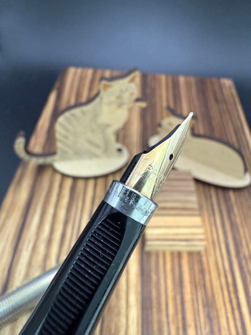 PARKER 万年筆 75 シズレ バーメイル XF