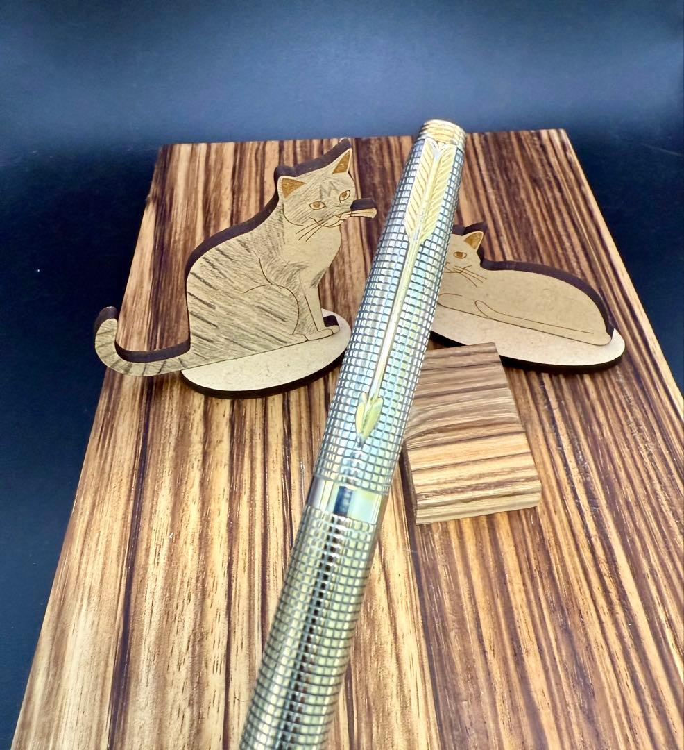 PARKER 万年筆 75 シズレ バーメイル XF