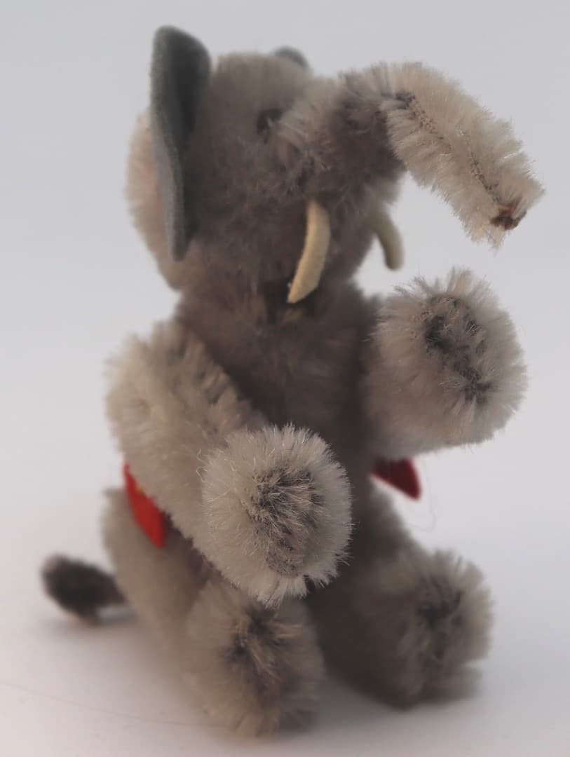 Schuco 1959年製 7325-Elefant 9cm グレーぬいぐるみ象