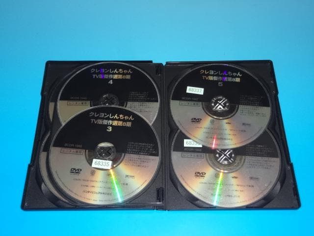 DVD クレヨンしんちゃん 第8シリーズ 24巻 全巻 レンタル ケース付き