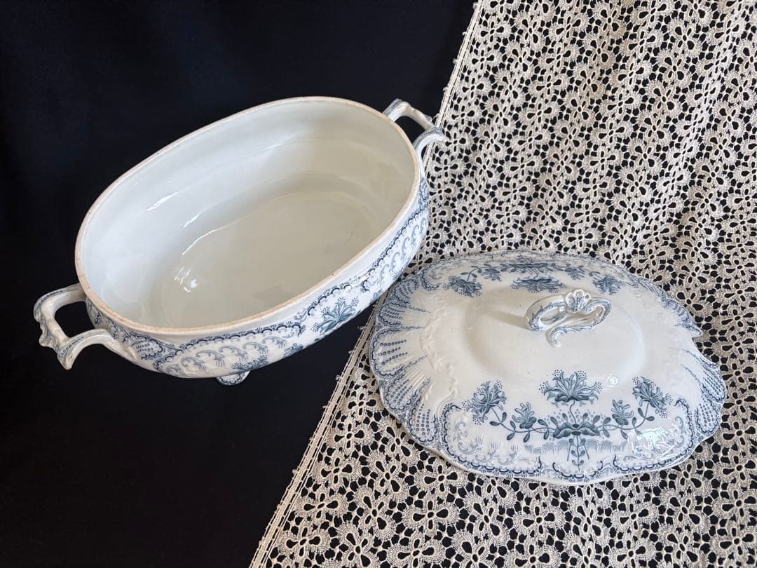 美品 サンタマン窯 レジャンス REGENCE レギュミエ スーピエール