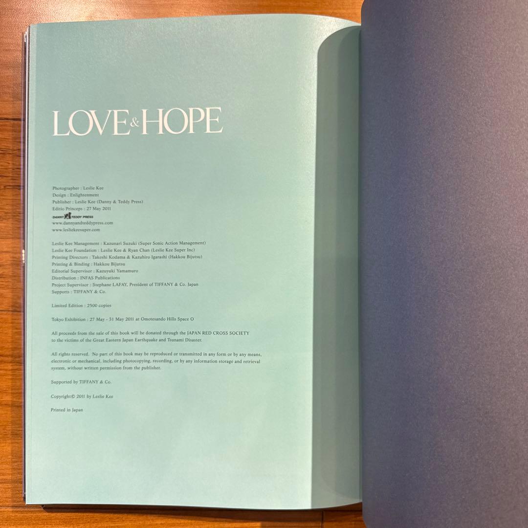 アート・デザイン・音楽 LOVE & HOPE LESLIE KEE Tiffany Supports