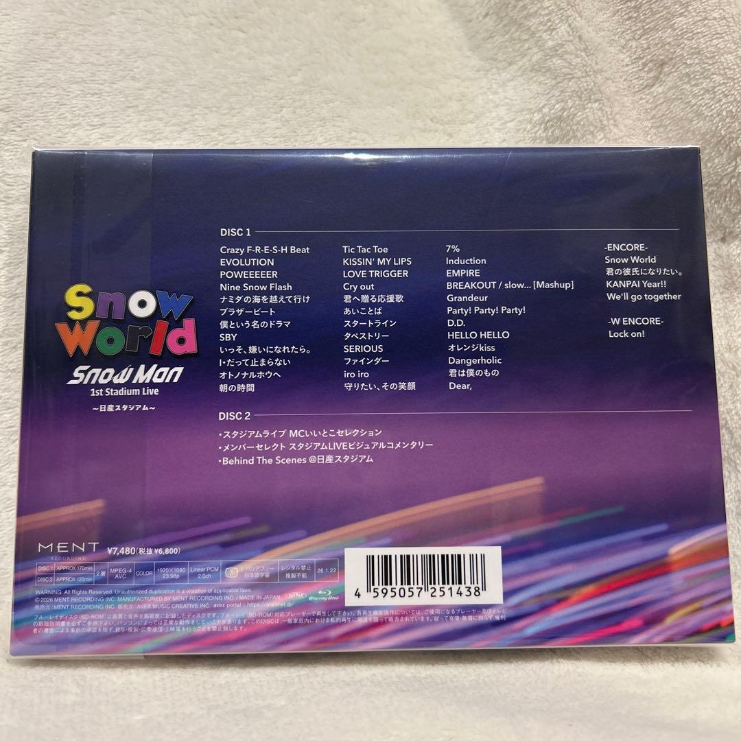 スノーマン　Man 日産スタジアム World Blu-ray