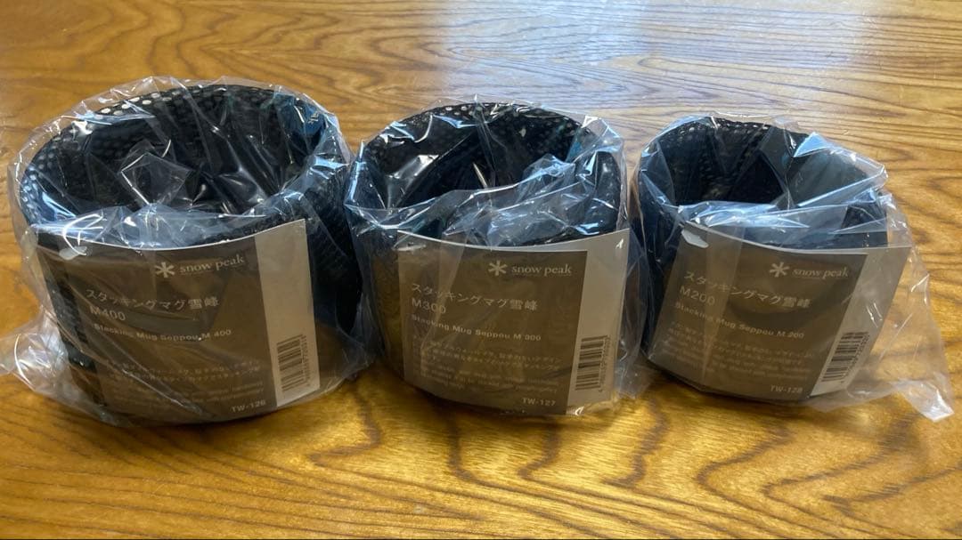 【新品未使用】スノーピーク 雪峰 チタンマグ 3個セット