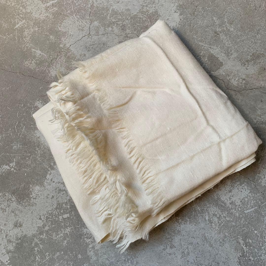 希少　vintage アンゴラウール　100% ショール　ストール