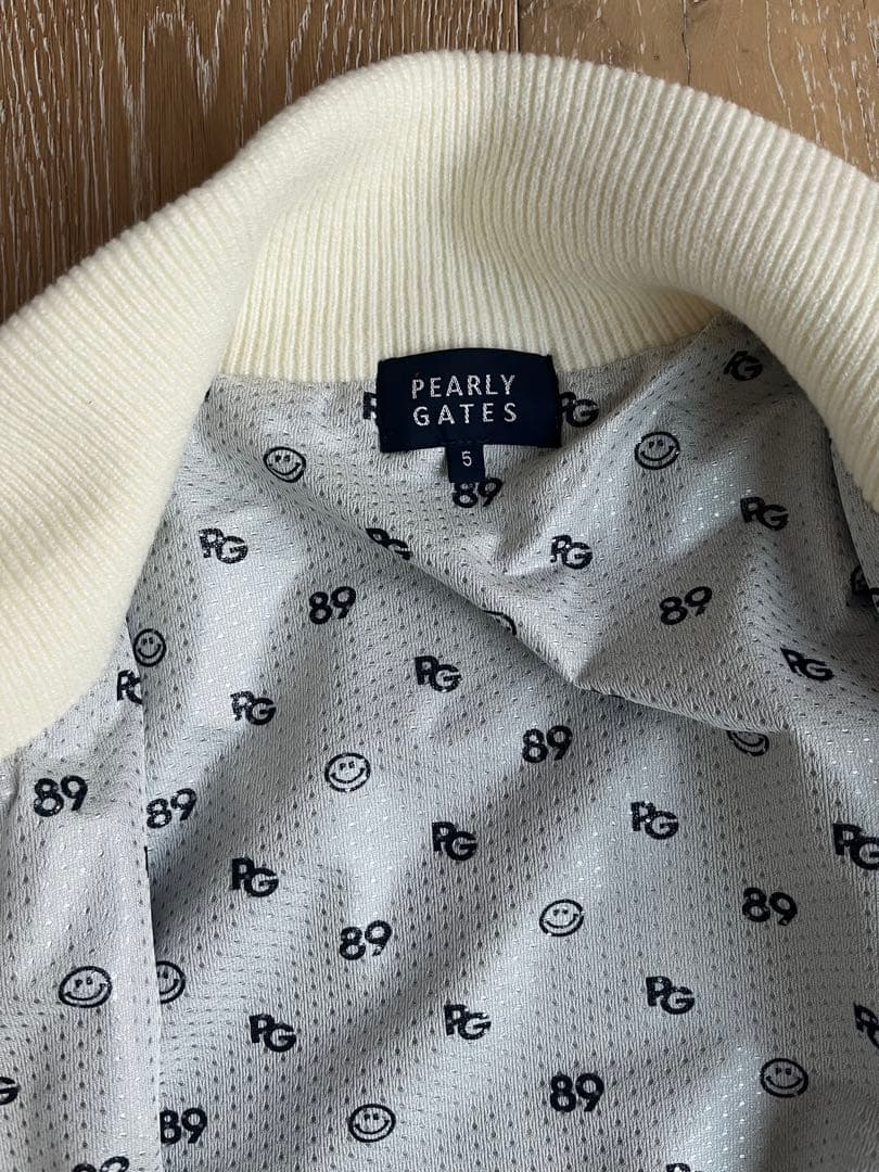 【美品】PEARLYGATES防寒ニットブルゾン