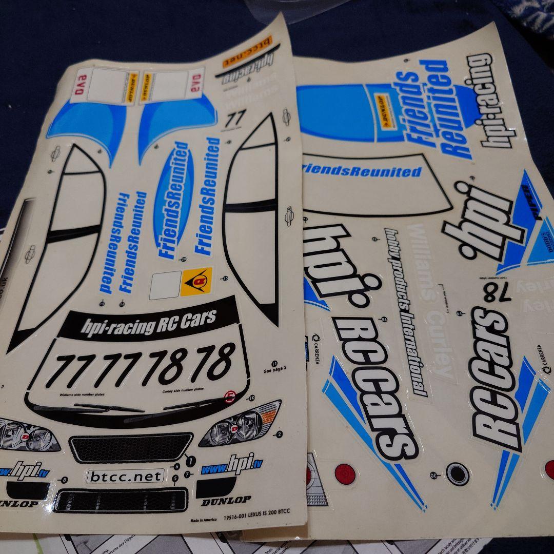 ＬＥＸＵＳラジコンカー用透明ボディ　新品