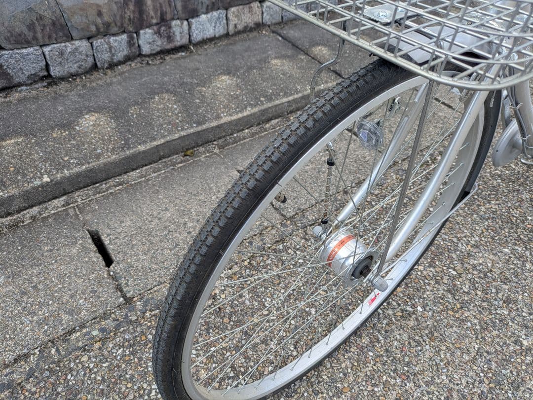 美品 27 インチ 自転車 軽快車 シティサイクル 名古屋市引き取り限定