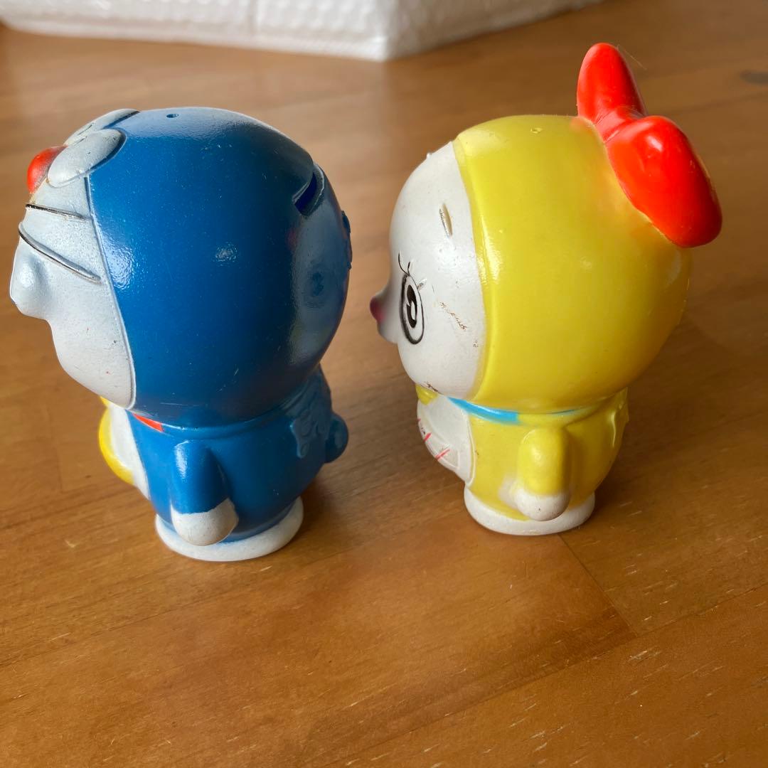 協和銀行　ドラえもん　ドラミちゃん　貯金箱　人形　昭和レトロ