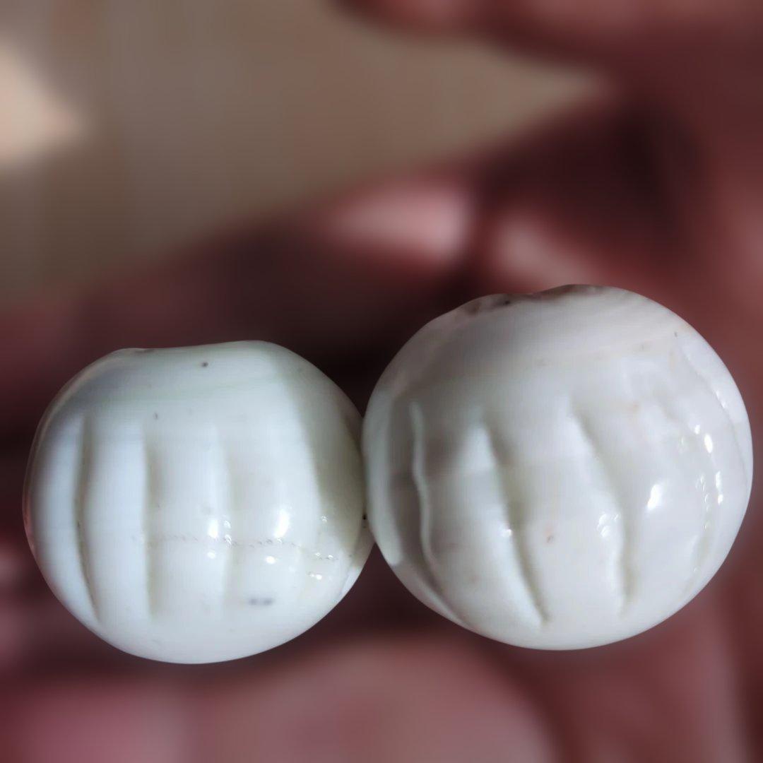 アイヌ　みかん玉　ガラス玉　アンティーク