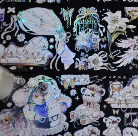 【2巻セット】クマ&ビンテージレトロガール STUDIO Ⅵ 黒百合 白百合