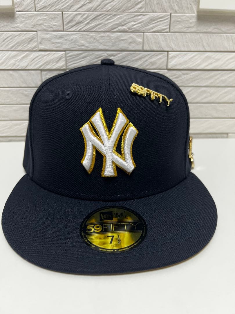 ニューヨークヤンキース 2025 59FIFTY Day 記念キャップ ピンズ付