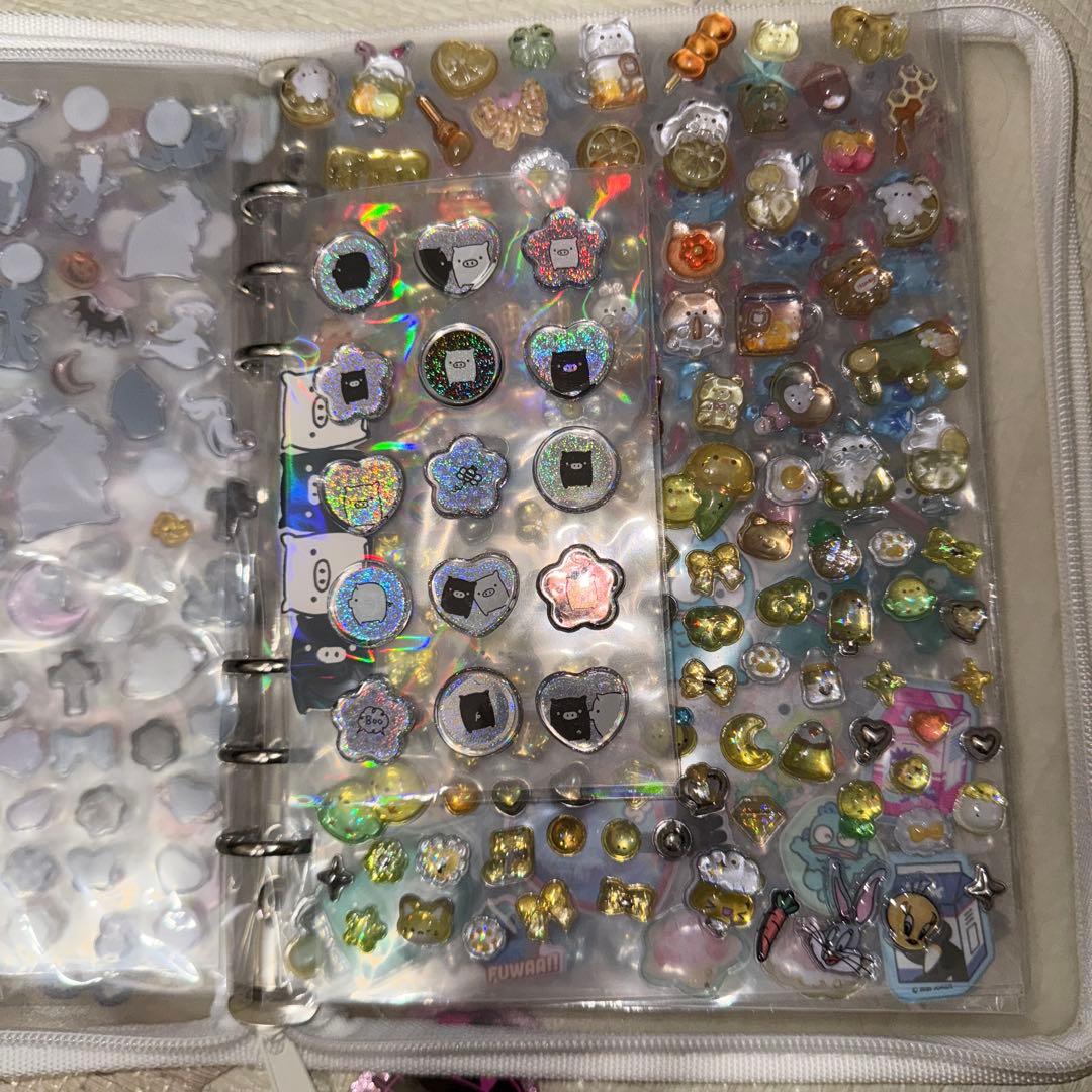 シール 帳完成形一冊 ストラップ付き