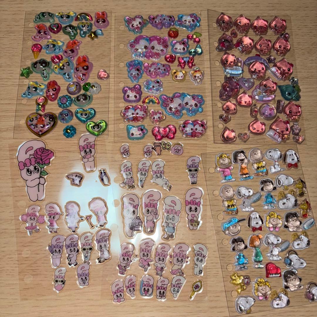 4冊！シール帳完成品＋未開封シール＋シール台帳