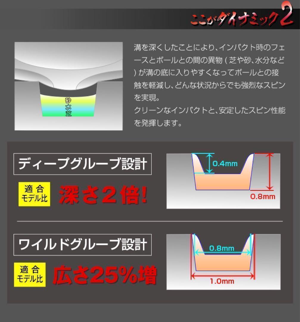 3本セット★世界最強バックスピン！止まって戻って寄せワン連発の激スピンウェッジ